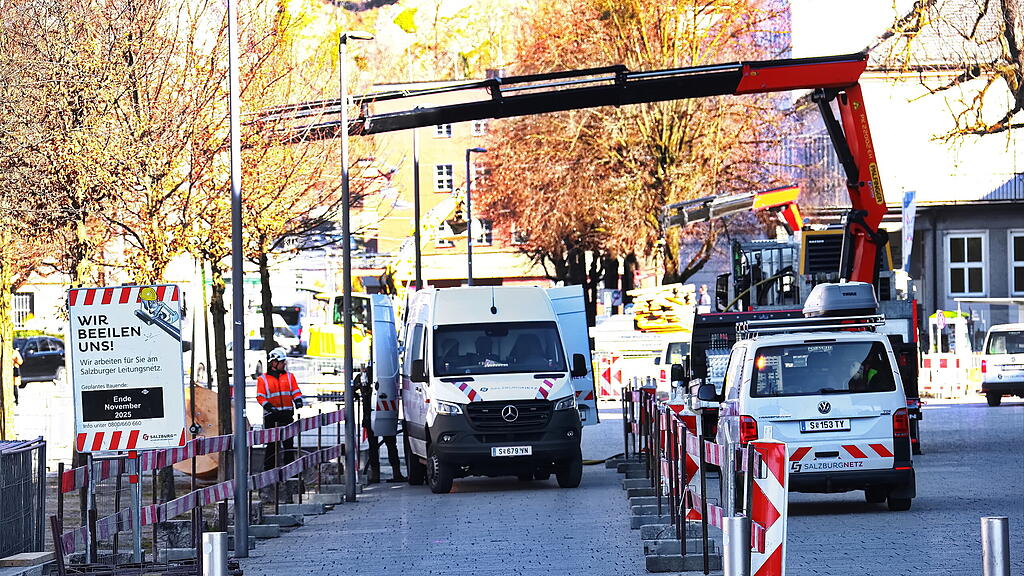 Salzburg AG erneuert Leitungen von Nonntal bis zum Franz-Rehrl-Platz