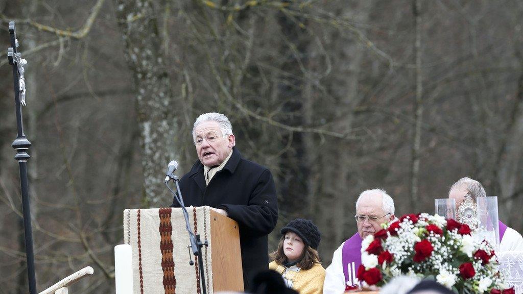 Begräbnis von Franziska Jägerstätter
