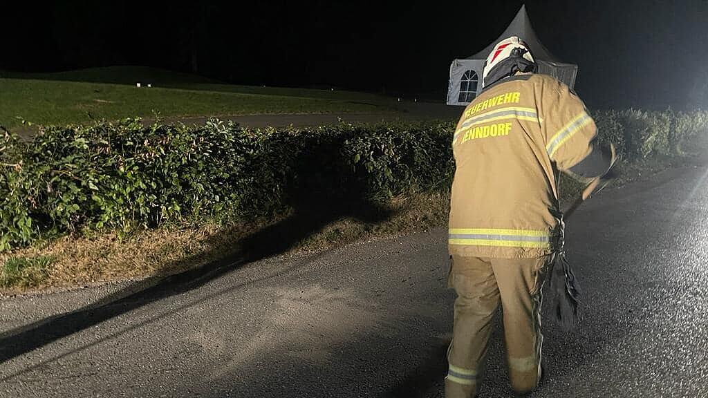 Henndorf Pkw gegen Moped