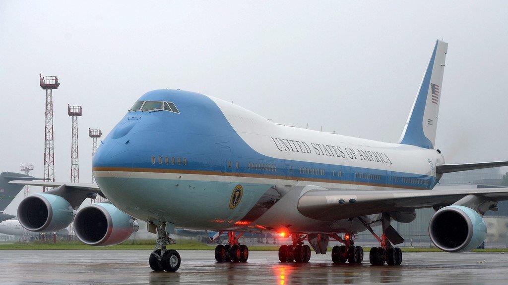 Die Air Force One in Aktion