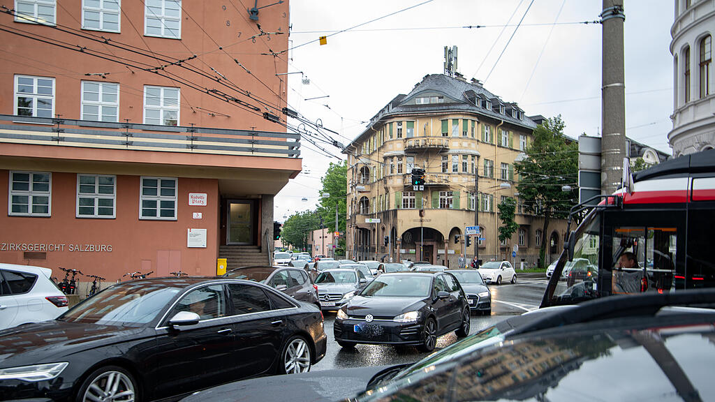 Stau-Chaos Stadt Salzburg