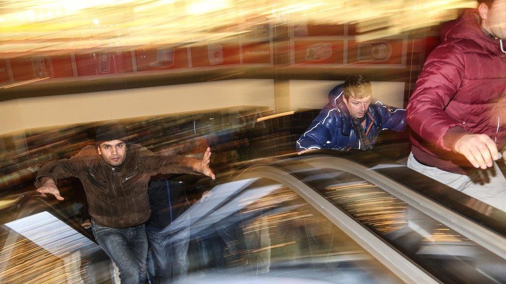Ansturm auf Media Markt