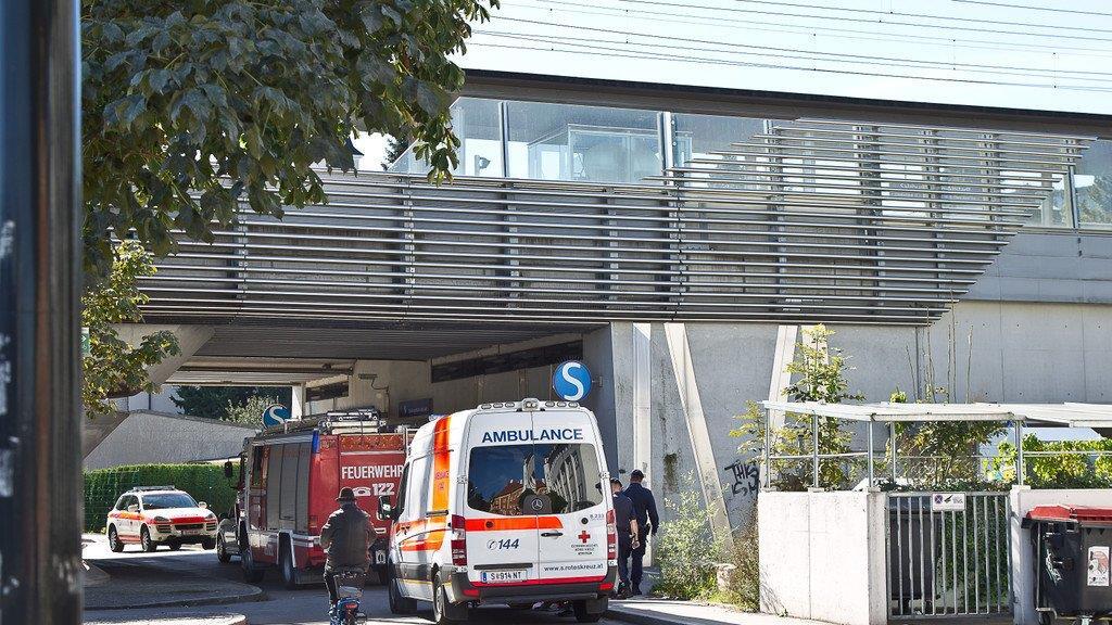Schwerverletzte auf S-Bahnstation Mülln