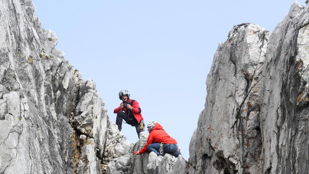 Einsatz auf der Bischofsmütze