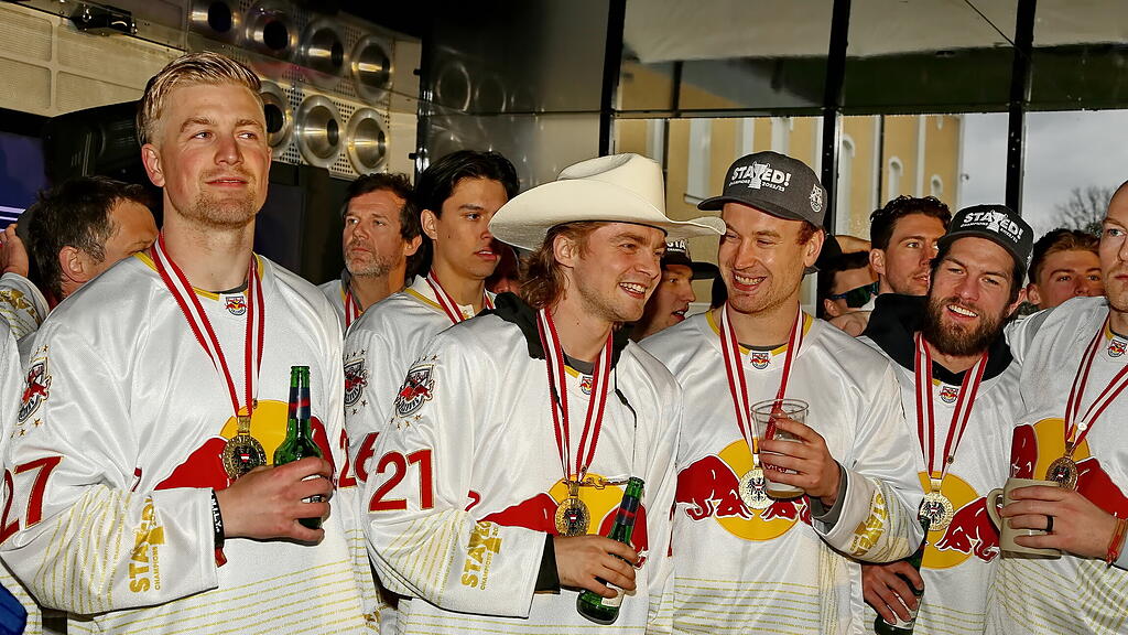 Meisterfeier: EC Red Bull Salzburg
