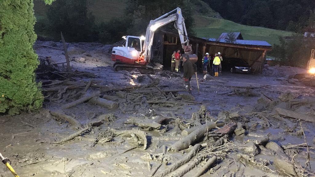 Schwere Unwetter in Großarl