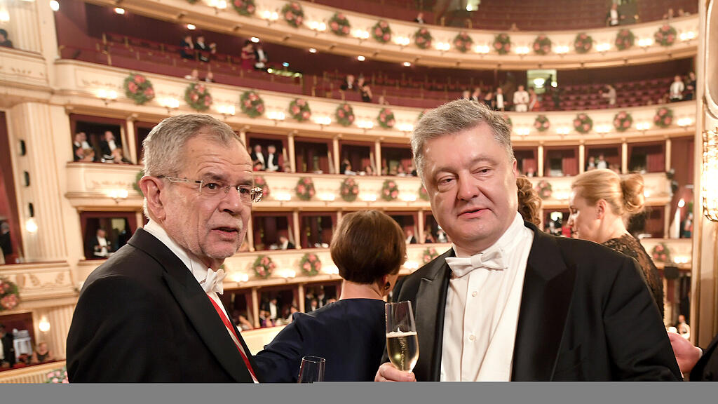 Nicht nur eine Femen-Aktivistin übte Kritik am Besuch von Petro Poroschenko (rechts) in Wien.