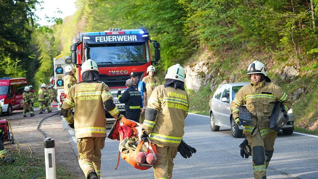 Feuerwehrübung in Guggenthal
