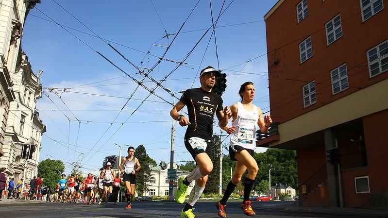 Erste Bilder vom Salzburg-Marathon