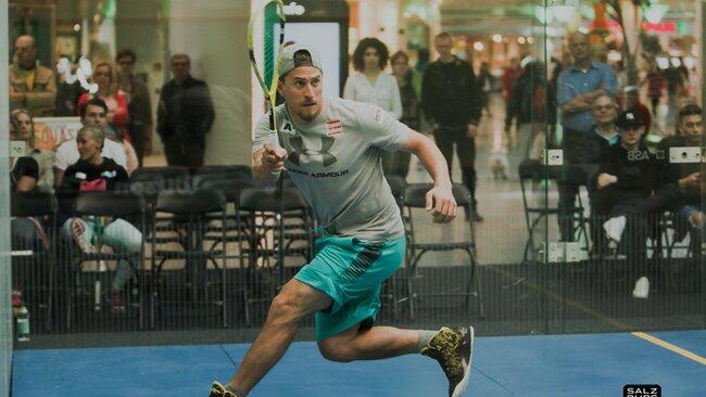 Auch Ski-Star Max Franz ist großer Squash-Fan.