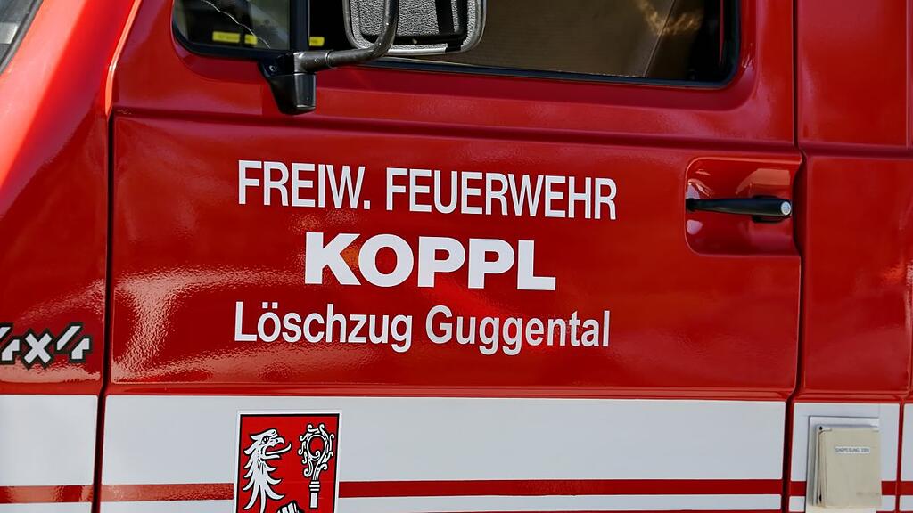 Waldbrand-Übung in Koppl und am Nockstein