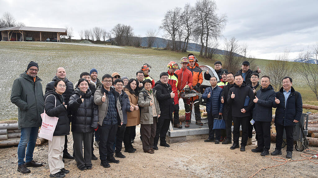 China-Delegation in LFS Tamsweg