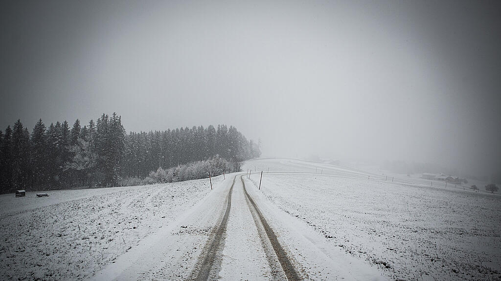 Schnee am Haunsberg