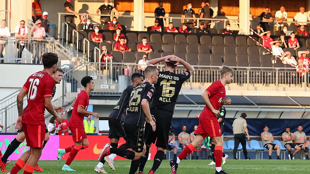 Mainz 05 gegen Liverpool Testspiel in Grödig