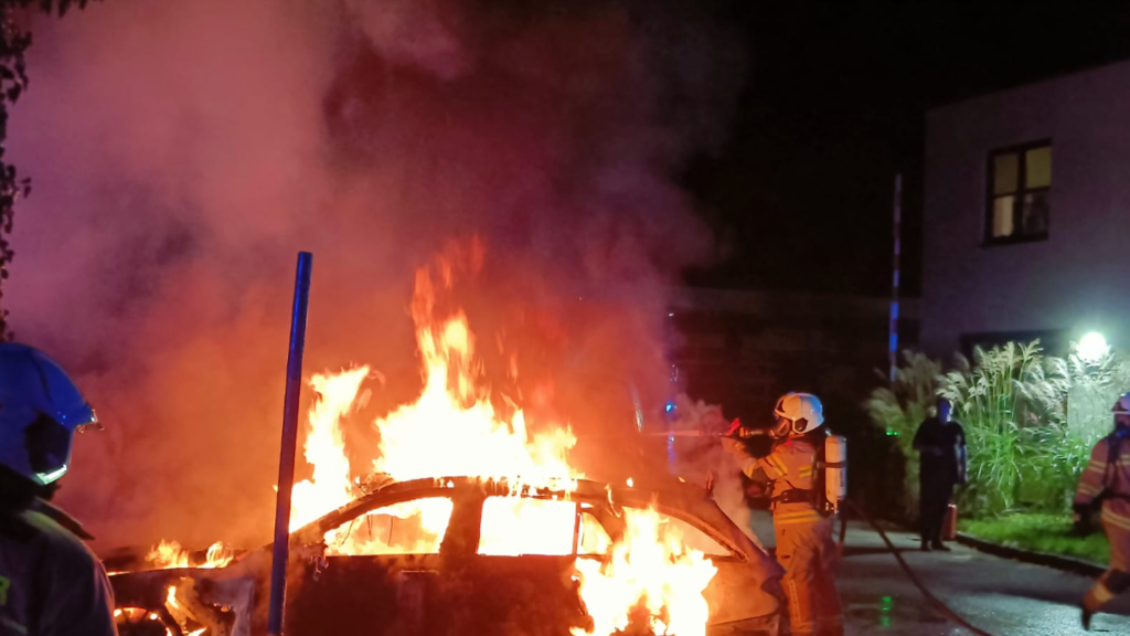 Pkw-Brand Eugendorf