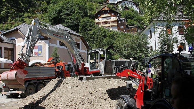 Mure verwüstet Hallstatt