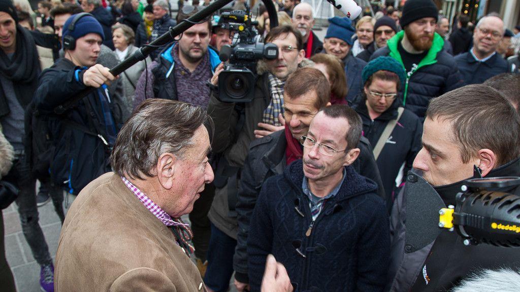 Richard Lugner auf Wahlkampftour in Salzburg II
