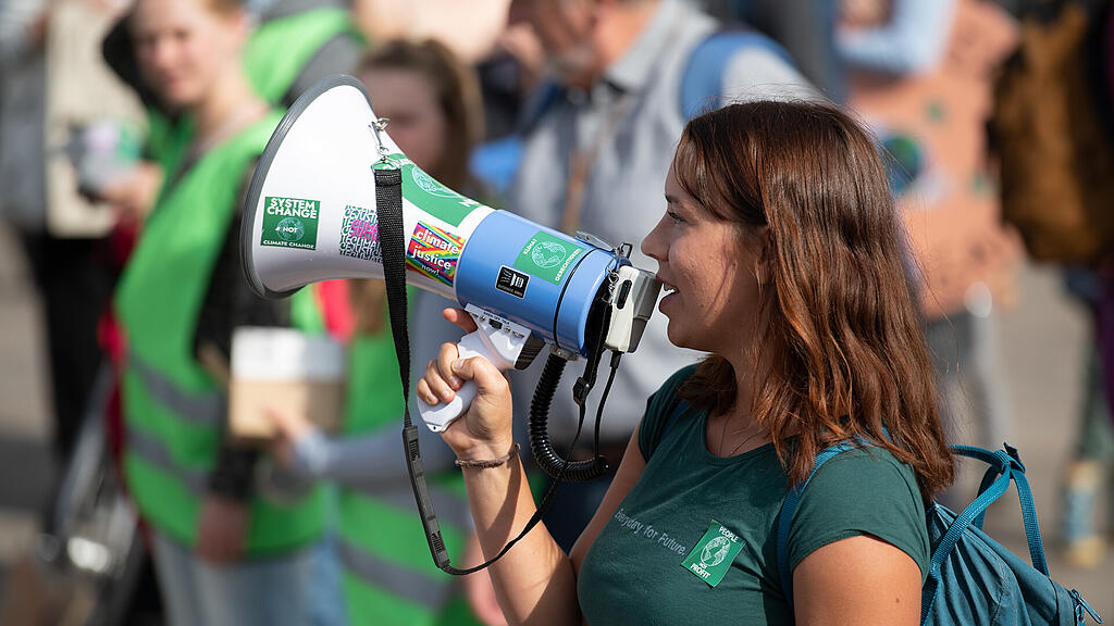 der weltweite Klimastreik statt