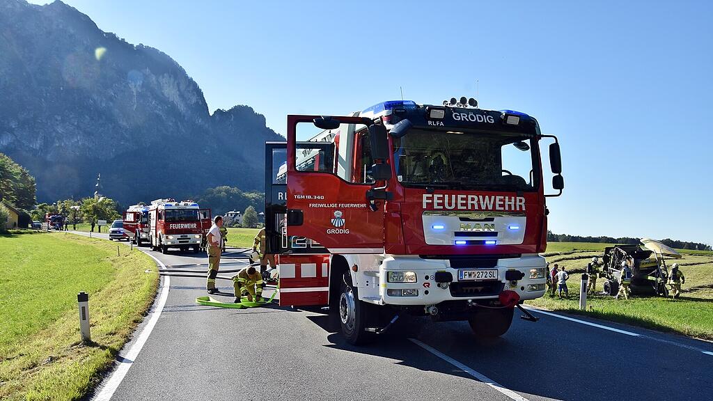Fahrzeugbrand Niederalm