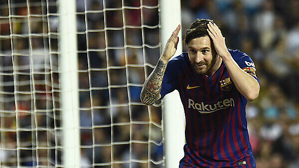Lionel Messi traf auch in Valencia