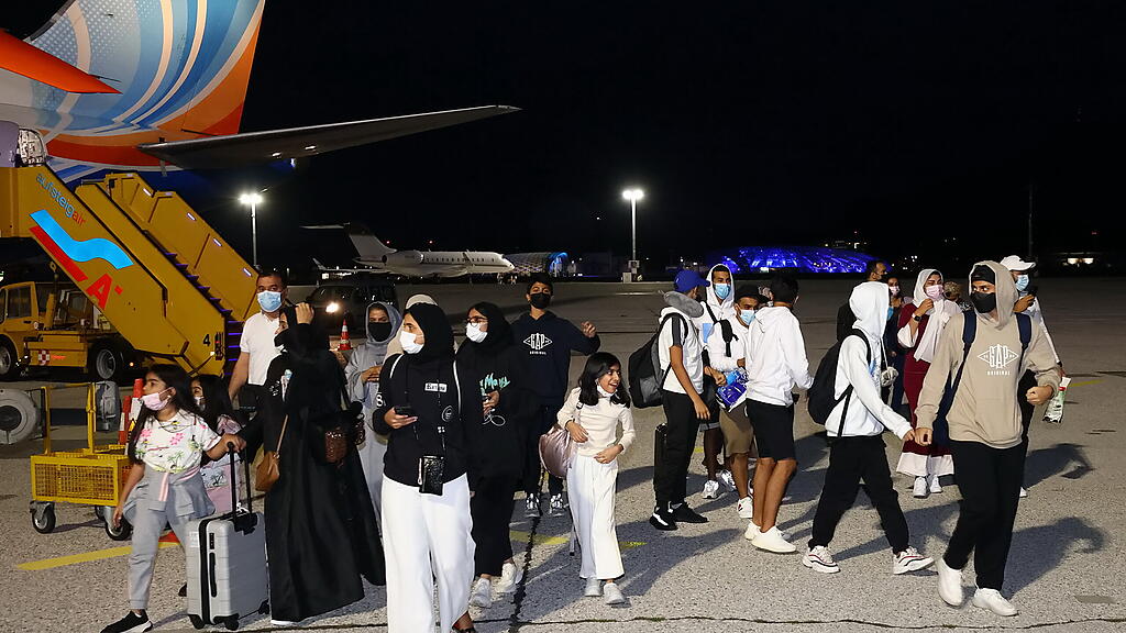 Landung Flydubai in Salzburg