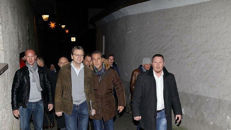 H.C. Strache im Stiegl-Keller