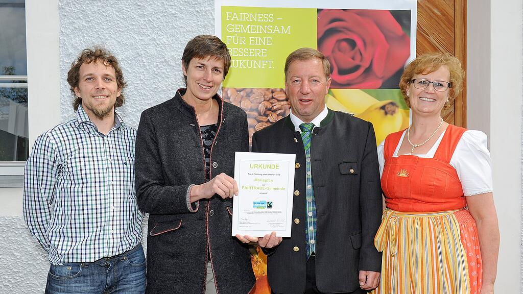 Mariapfarr ist nun offiziell Fairtrade-Gemeinde.