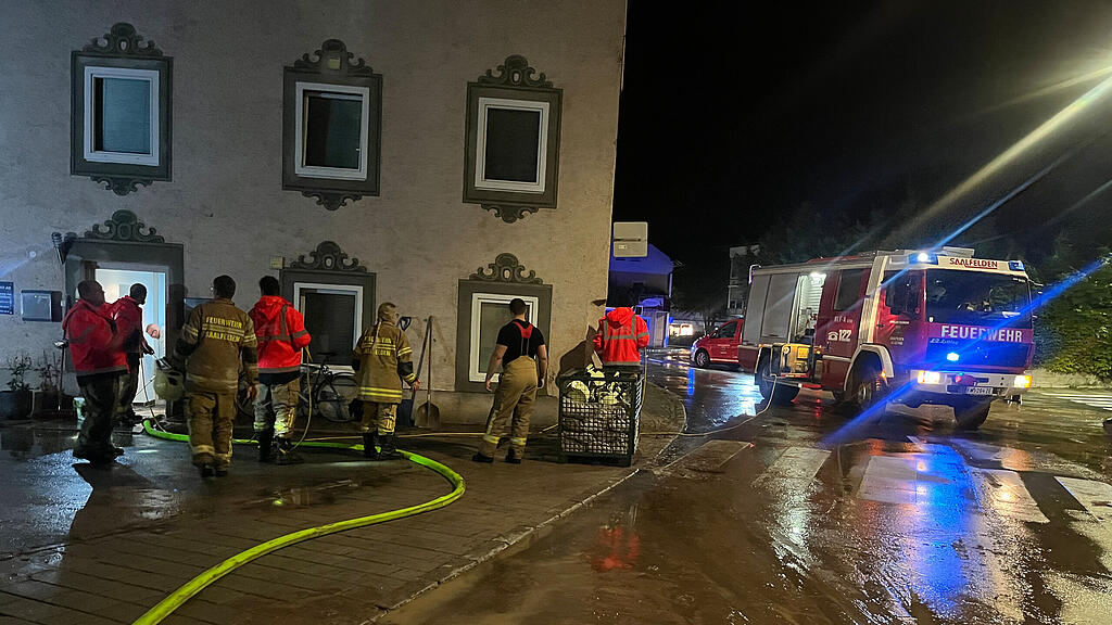 unwettereinsatz saalfelden