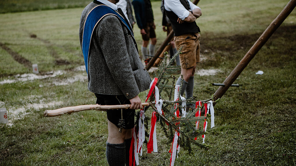 Eglseer Maibaumsetzen