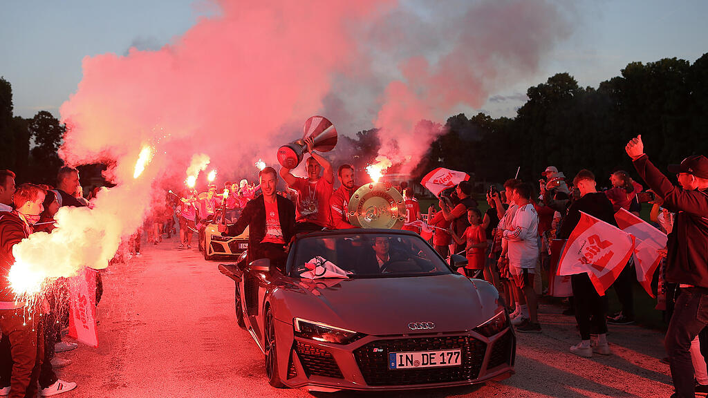 Meisterfeier FC Red Bull Salzburg 2022