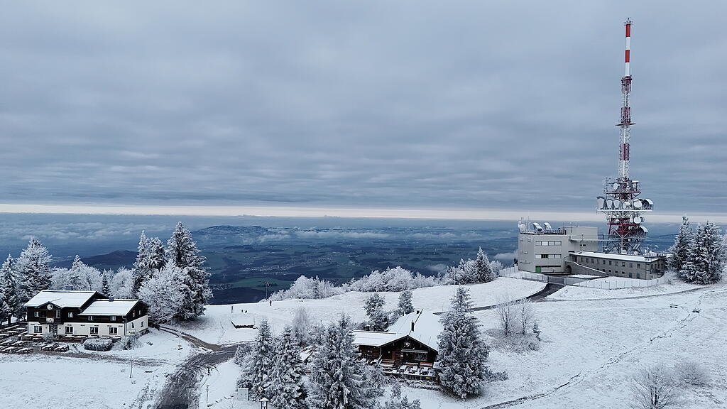 Schnee am Gaisberg