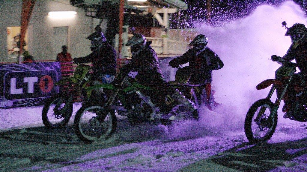 Snow Speedhill Race in Ried
