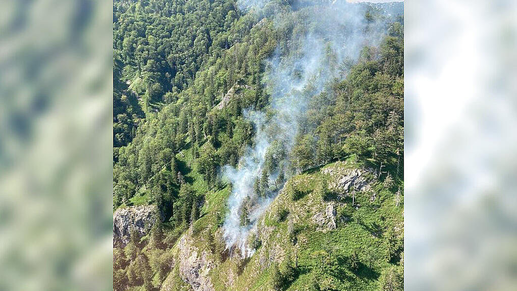 Waldbrand im Höllengebirge gelöscht