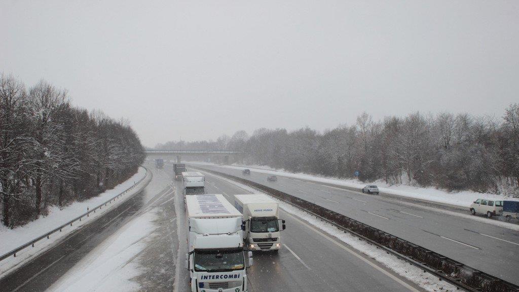 Schneemassen in Bayern