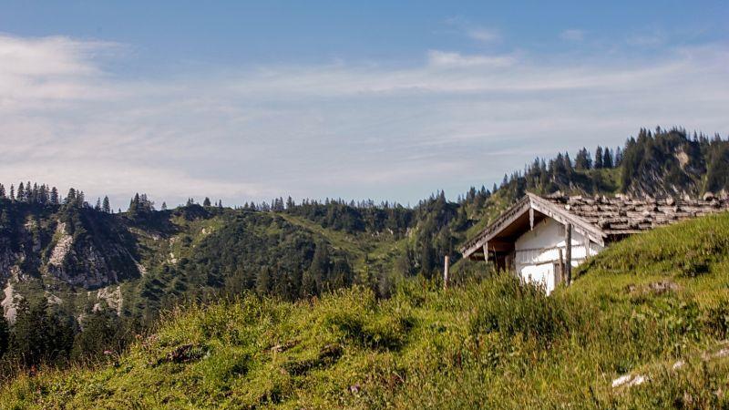 Wanderung zur Bischofsfellnalm