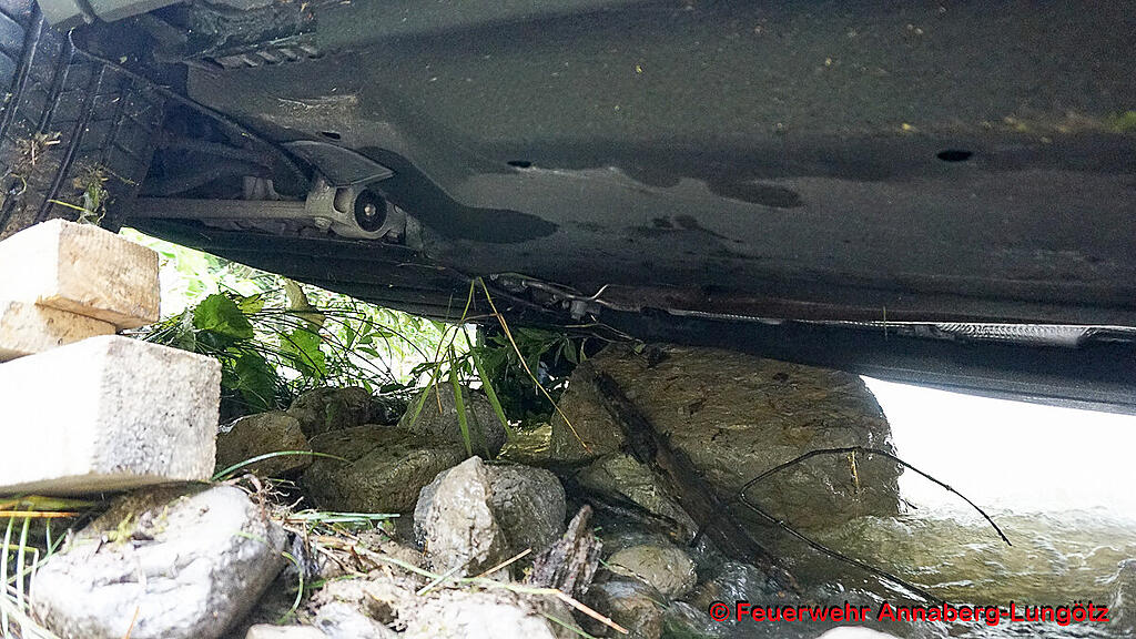 Auto im Rauchenbach
