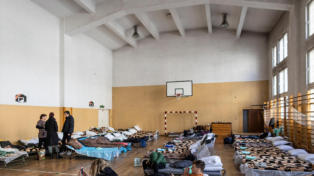 Ukrainische Fl\u00fcchtlinge in Polen