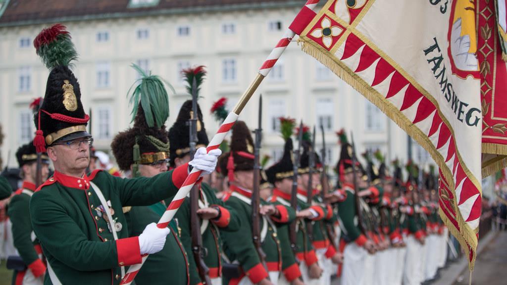 Salzburger Schützen in Wien