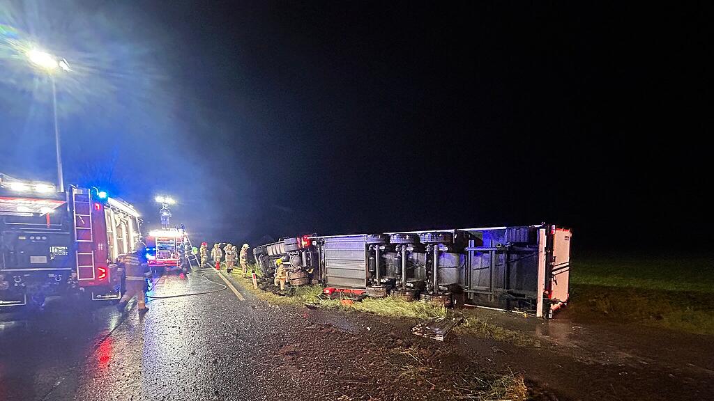 Lkw-Unfall in Saalfelden