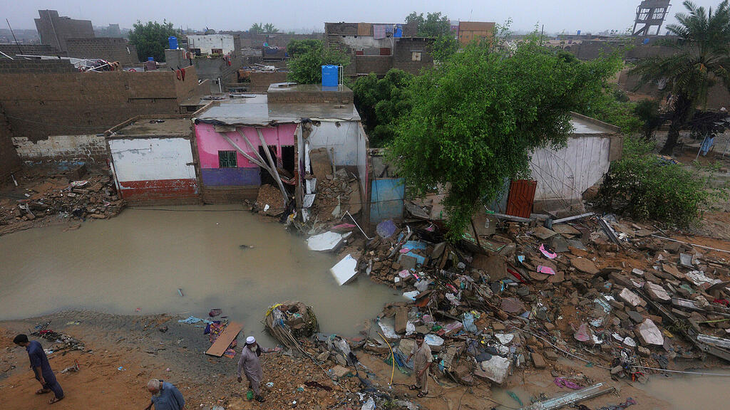 Pakistan, Überschwemmungen, Karatschi