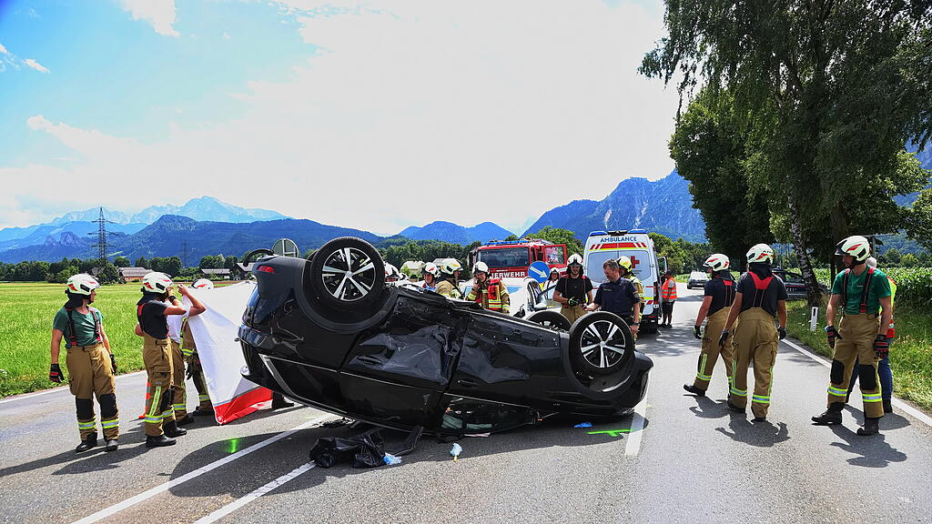 Sechs Verletzte bei Crash auf Alpenstraße II