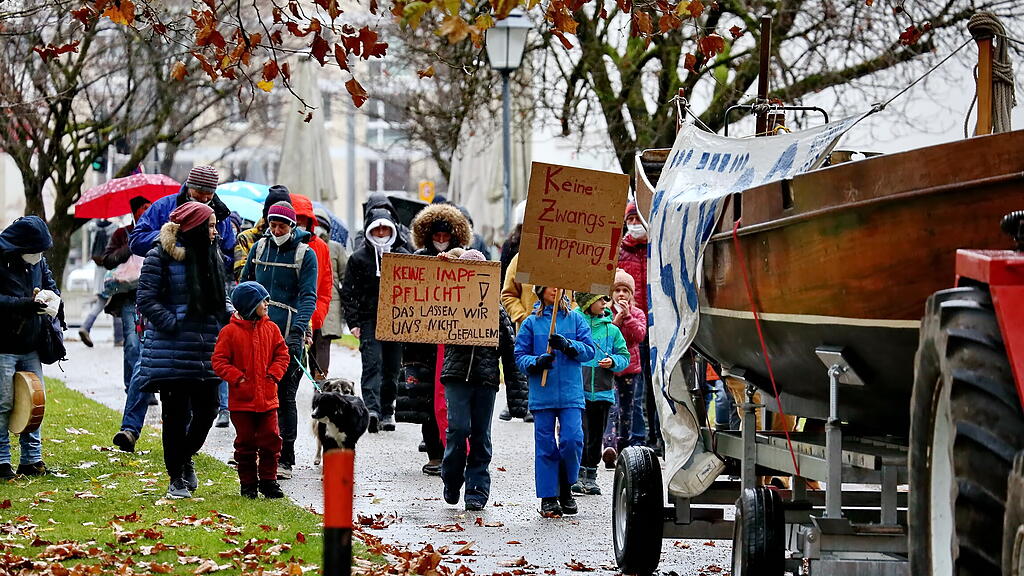 Corona-Demo Stadt Salzburg