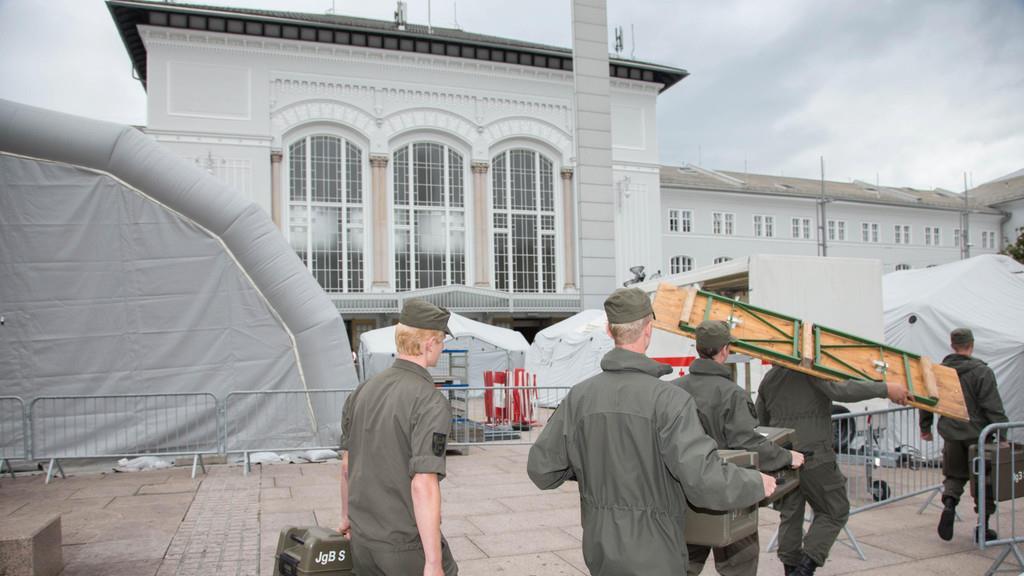 Flüchtlinge in Salzburg: Bundesheer im Hilfseinsatz