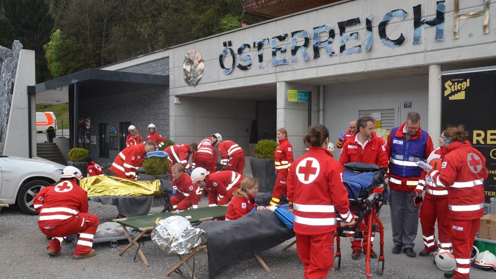 Bischofshofen: Rotes Kreuz probt den Ernstfall