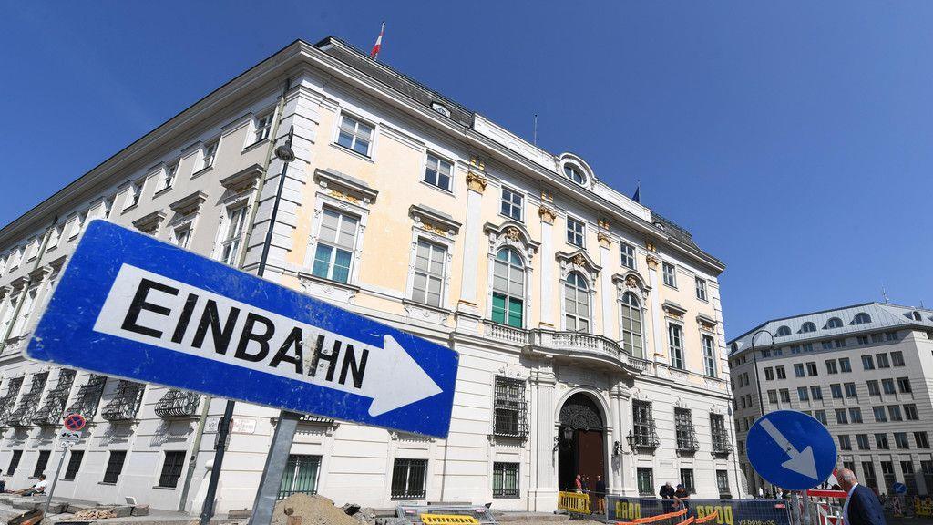Baustelle vor Bundeskanzleramt gestoppt