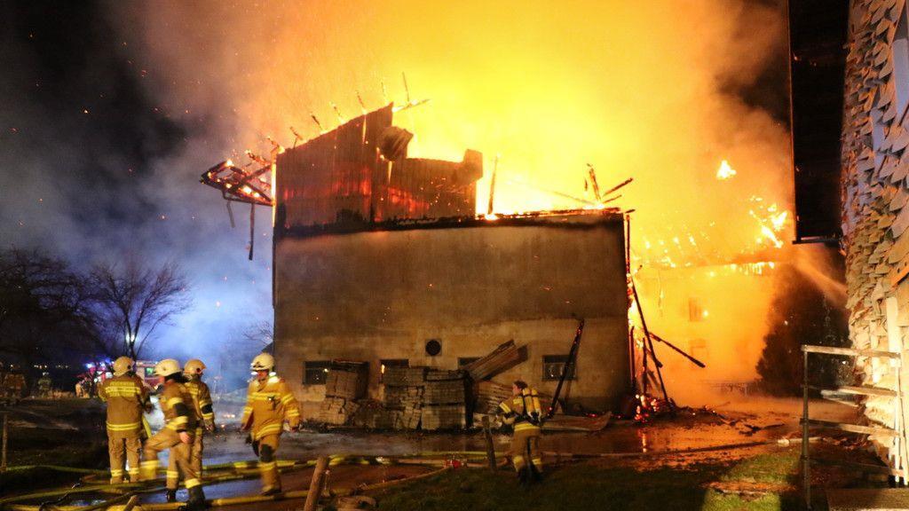 Alarmstufe 4: Großbrand in Seekirchen