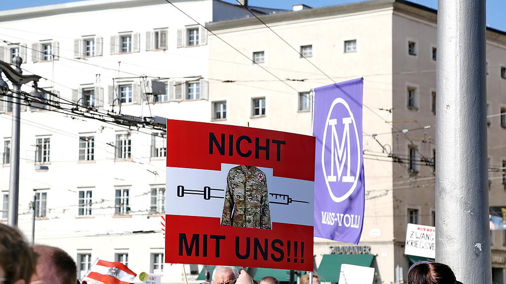 Corona-Demo Stadt Salzburg