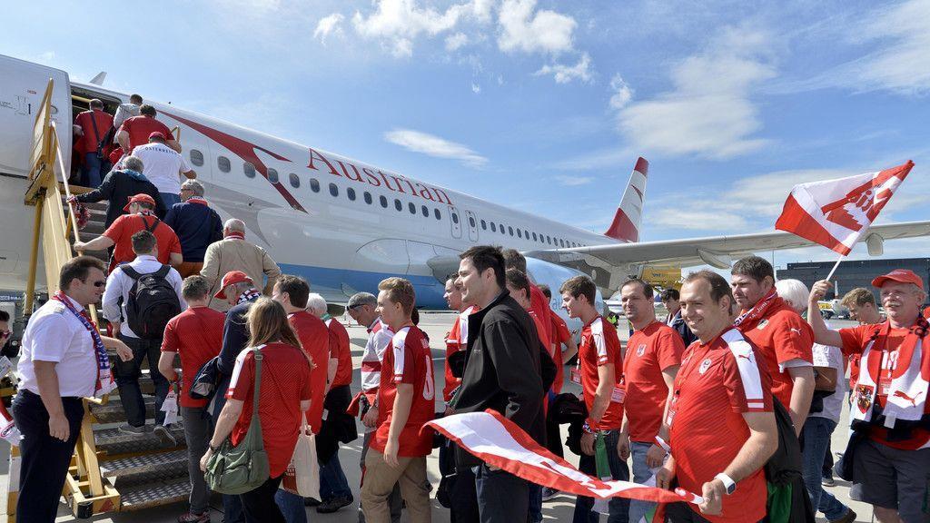 ÖFB-Fans fliegen zur Fußball-EM nach Bourdeaux