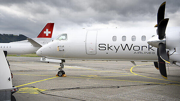 SkyWork-Flugzeuge flogen zahlreiche Destinationen in Europa an