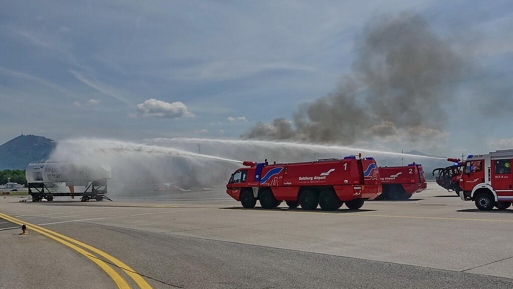 EInsatzübung, Salzburg Airport